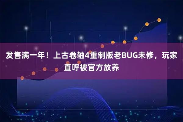 发售满一年！上古卷轴4重制版老BUG未修，玩家直呼被官方放养